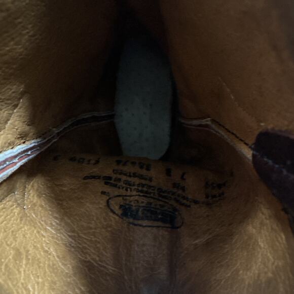 Vintage RESISTOL Cowboy Boots Mens 7B (NARROW) Western Leather READ - Picture 9 of 10